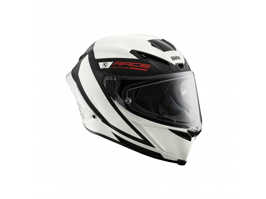 PŘILBA M PRO RACE CURBS WHITE