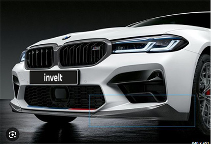 M PERFORMANCE KARBONOVÝ STŘEDOVÝ SPLITTER