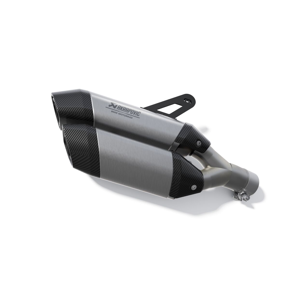 TLUMIČ VÝFUKU AKRAPOVIČ STŘÍBRNÝ