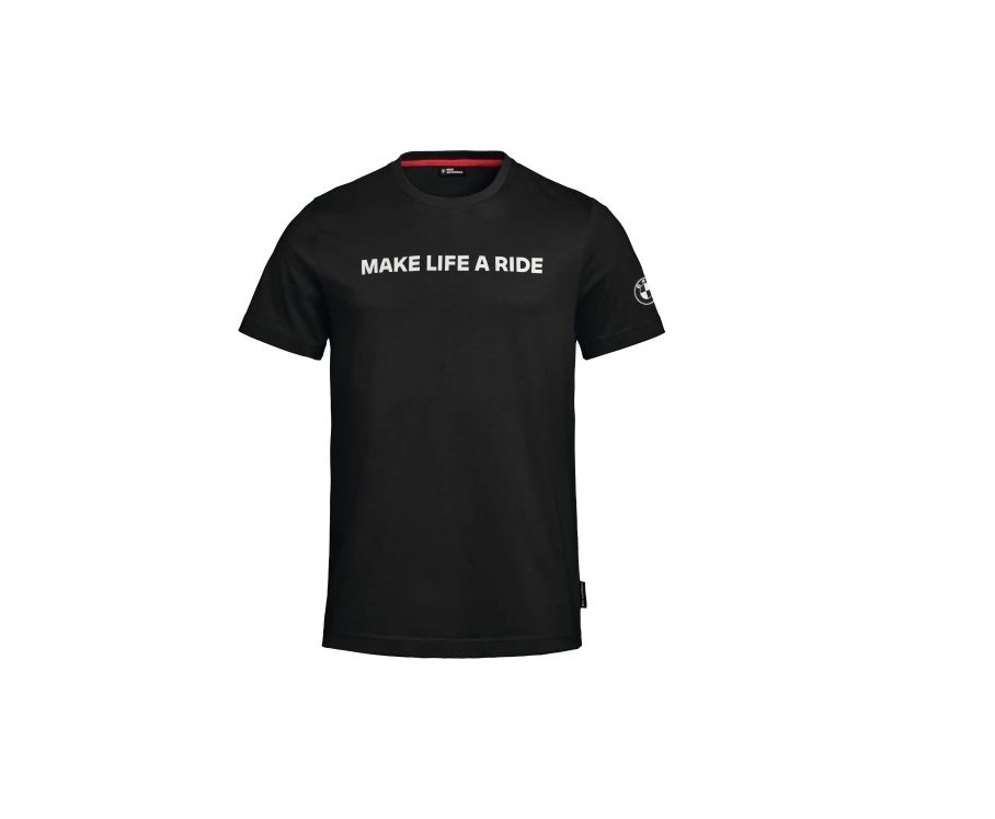 TRIKO MAKE LIFE A RIDE PÁNSKÉ ČERNÉ