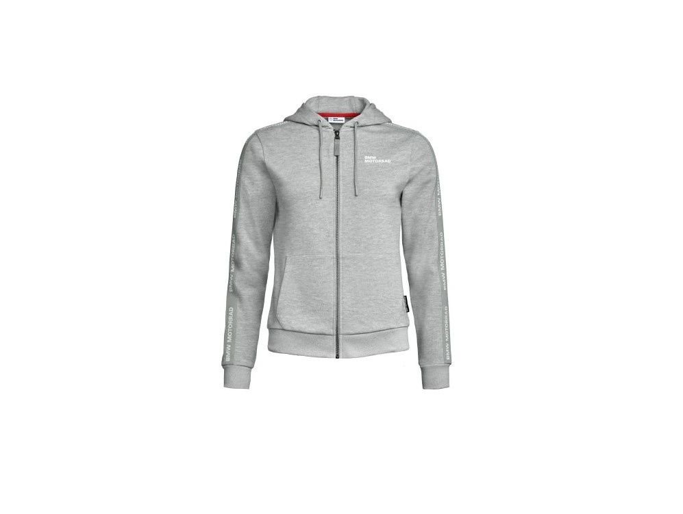 MIKINA NA ZIP BMW MOTORRAD DÁMSKÁ ŠEDÁ MELANGE